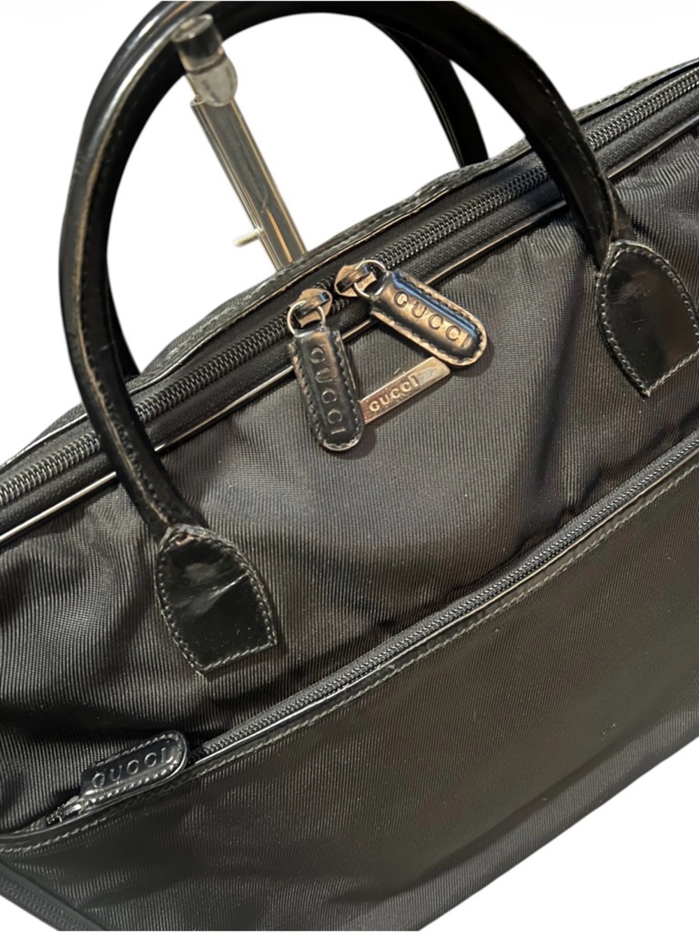 Vintage Tom Ford Era Gucci Nylon Briefcase 🖤 - Picture 3 of 5